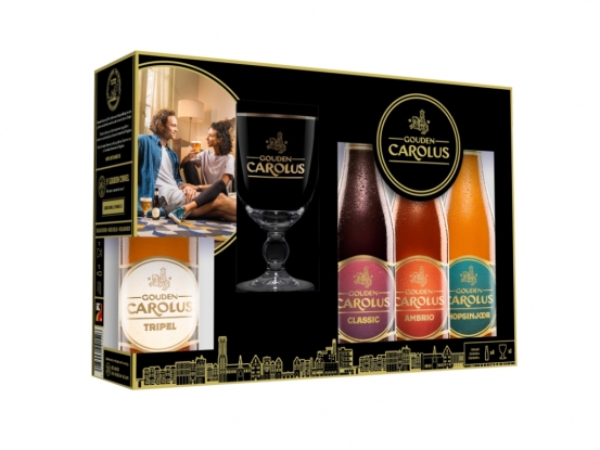 Foto van Het anker Gouden Carolus met 4 glazen (794)